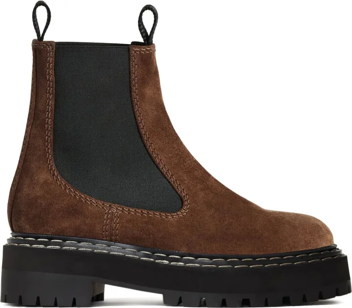 lug sole Chelsea boots