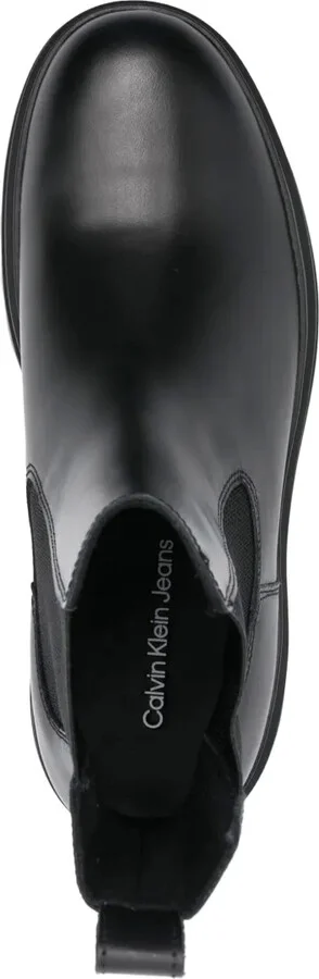 Lug-Sole Leather Boots - Image 4
