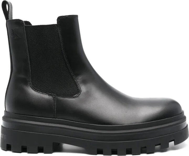 Lug-Sole Leather Boots