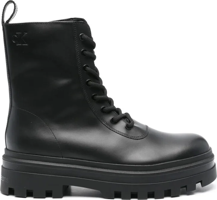 Lug-Sole Leather Boots