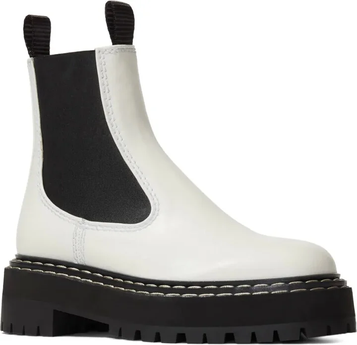 lug sole leather Chelsea boots - Image 2