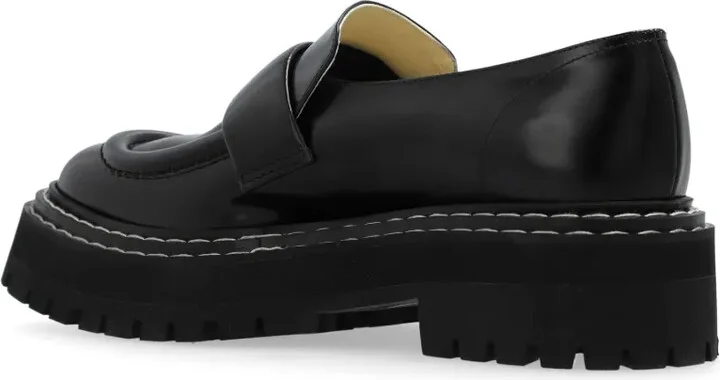 Lug-Sole Leather Loafers - Image 5