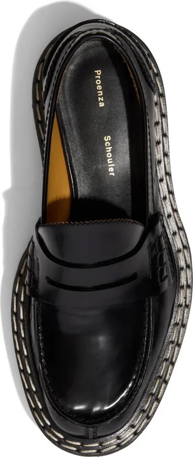 Lug-Sole Leather Loafers - Image 4