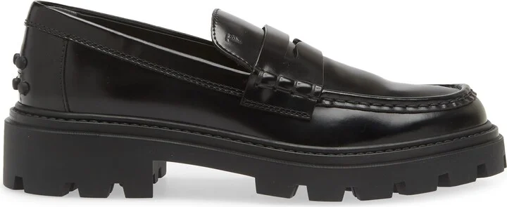 Lug Sole Penny Loafer - Image 3