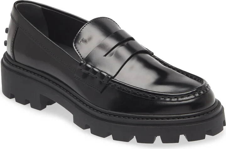 Lug Sole Penny Loafer