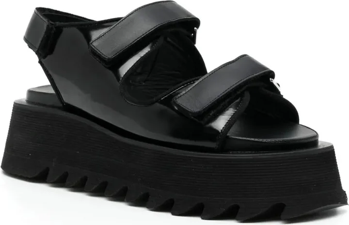 Lugged Flatform Sandals - Image 2
