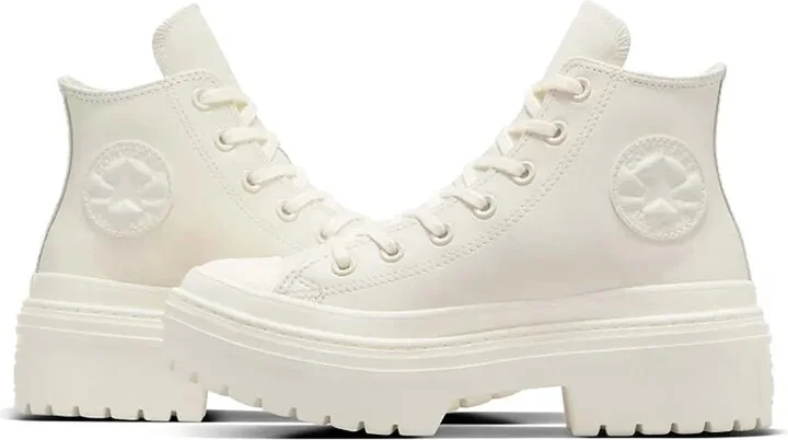 Lugged Heel Platform Hi Sneakers - Image 5