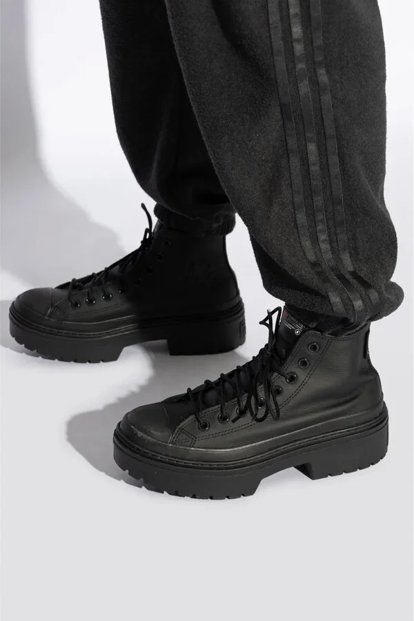Lugged Heel Platform Sneakers - Image 2