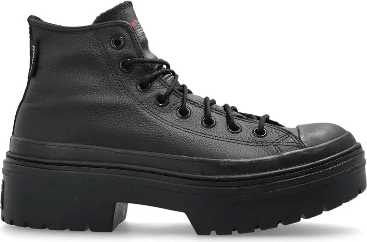 Lugged Heel Platform Sneakers