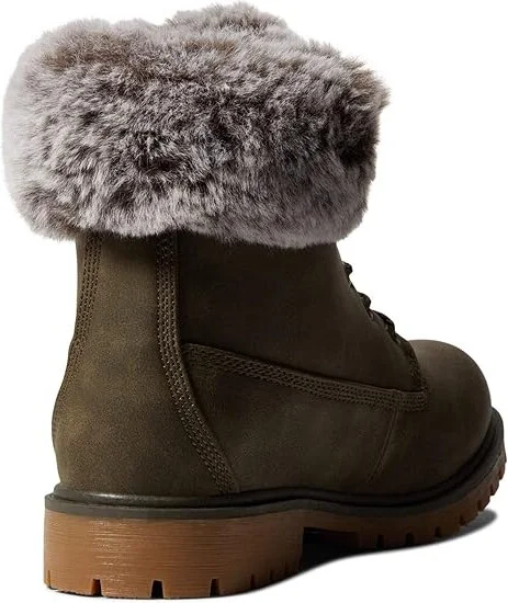 Lugz Rucker Hi Fur Women's Boots Woodland/Gum : 6.5 B - Medium, Synthetic - Image 4