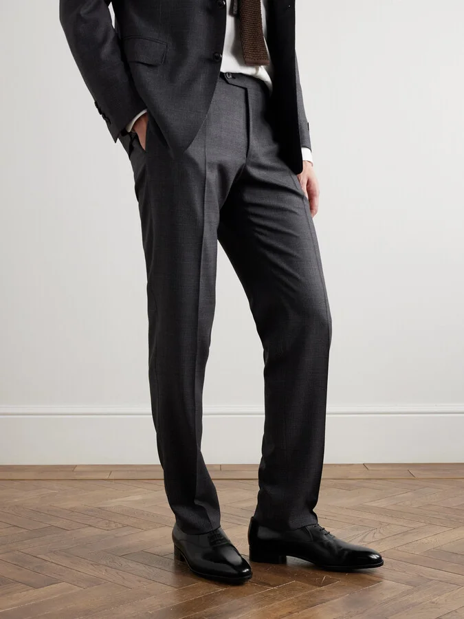Luke Glossed-Leather Oxford Shoes - Image 2