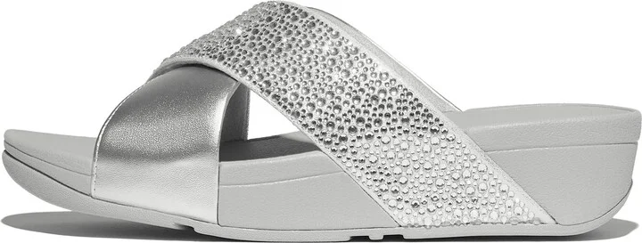 Lulu Crystal Embellished Slide Sandal - Image 7