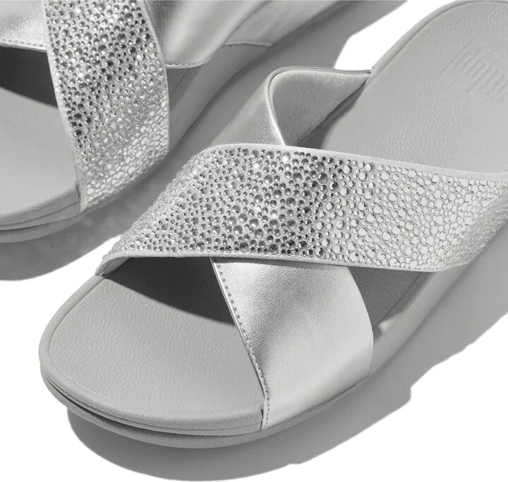 Lulu Crystal Embellished Slide Sandal - Image 10