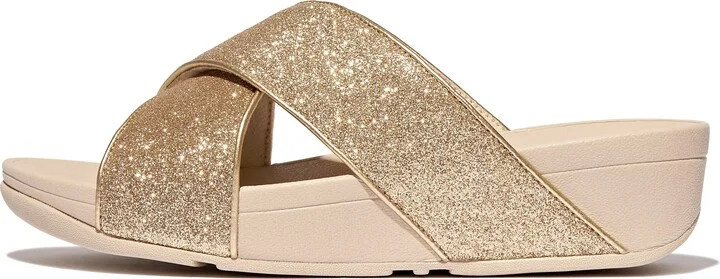 Lulu Glitterdust Platform Wedge Slide Sandal - Image 10