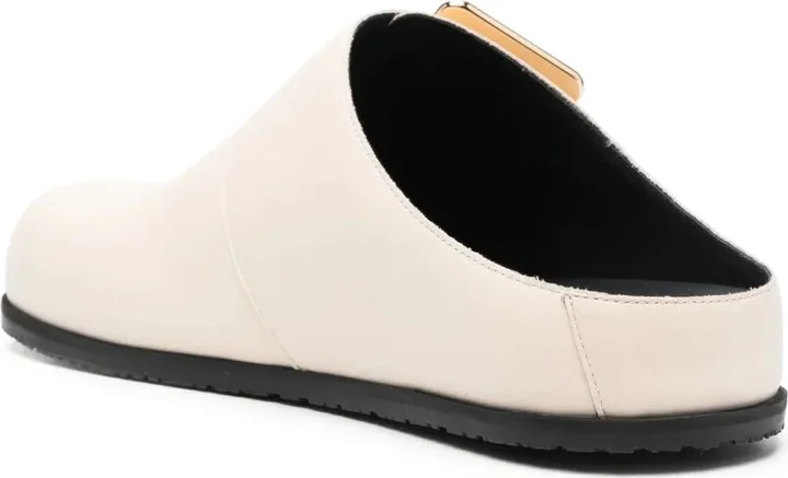 Lulu nickle-detail mules - Image 3
