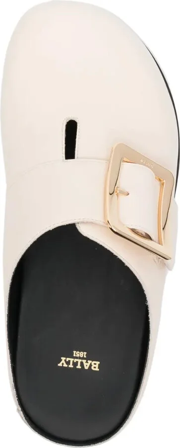 Lulu nickle-detail mules - Image 4
