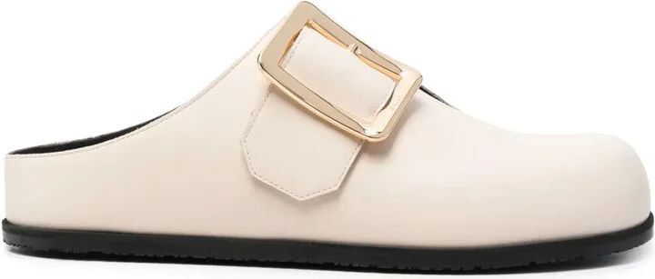 Lulu nickle-detail mules