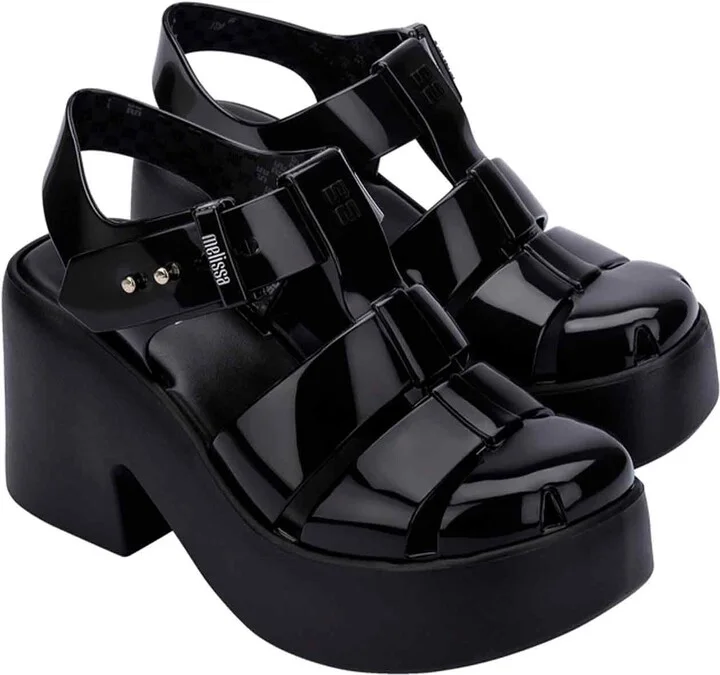 Lulu Platform Sandal - Black - Image 2