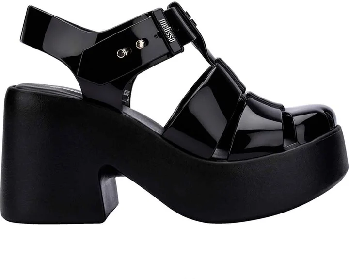 Lulu Platform Sandal - Black