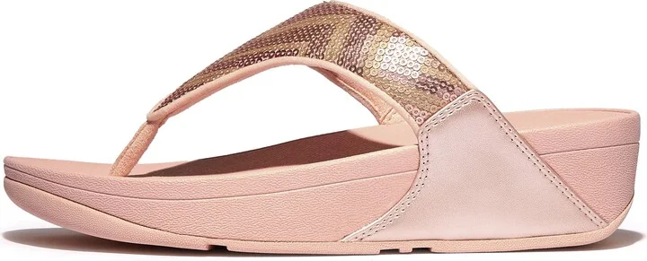 Lulu Sequin Zigzag Wedge Sandal - Image 7