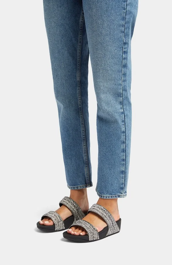 Lulu Shimmerweave Platform Slide Sandal - Image 5