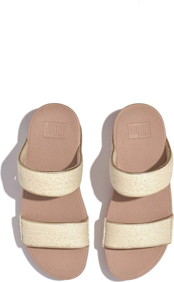 Lulu Shimmerweave Platform Slide Sandal - Image 8