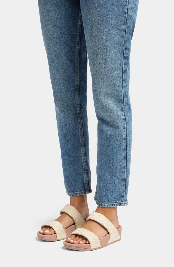 Lulu Shimmerweave Platform Slide Sandal - Image 11