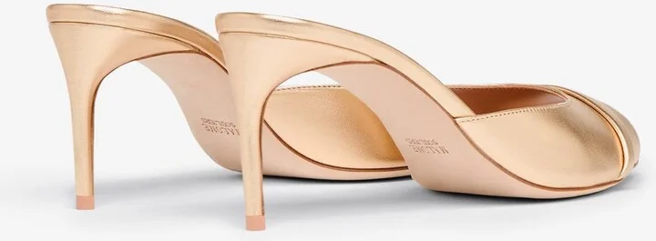 Lumi 70 Metallic Leather Sandals - Image 2