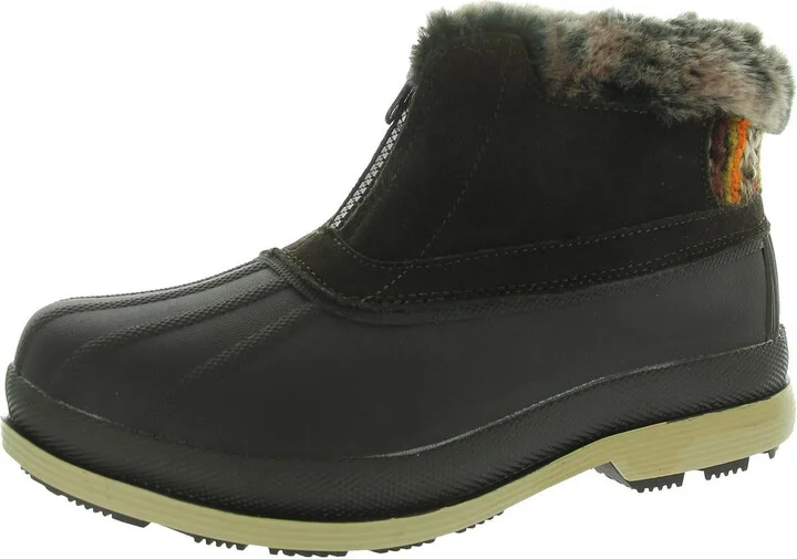 Lumi Womens Faux Fur Suede Winter & Snow Boots