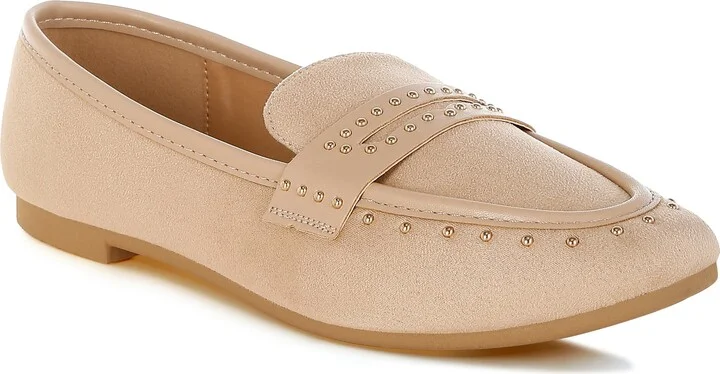 Lumina Penny Strap Studded Loafer
