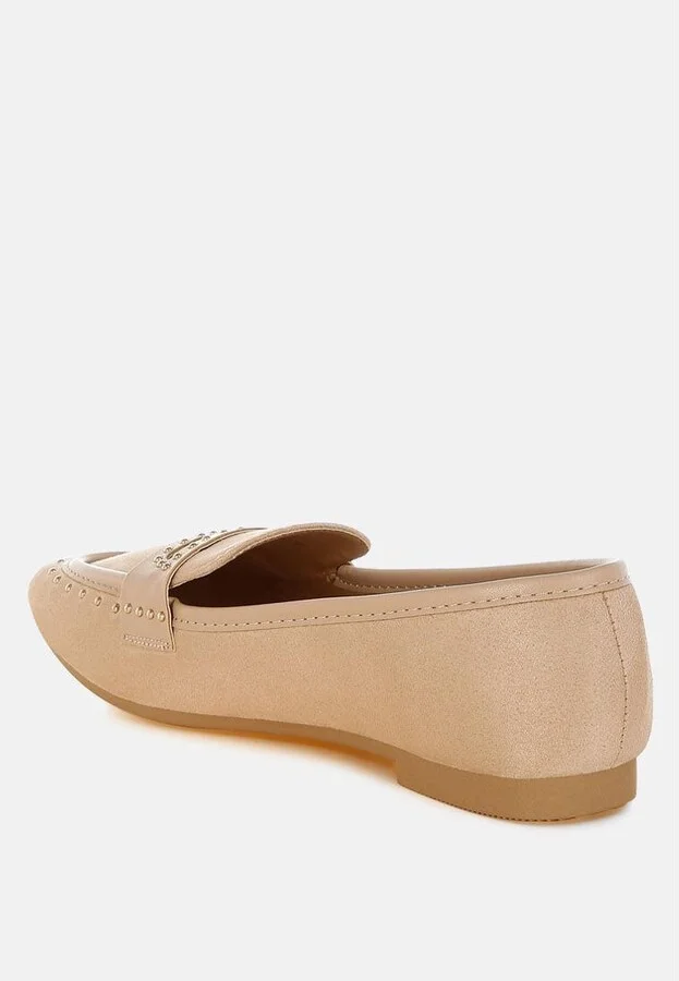 Lumina Penny Strap Studded Loafers - Image 3