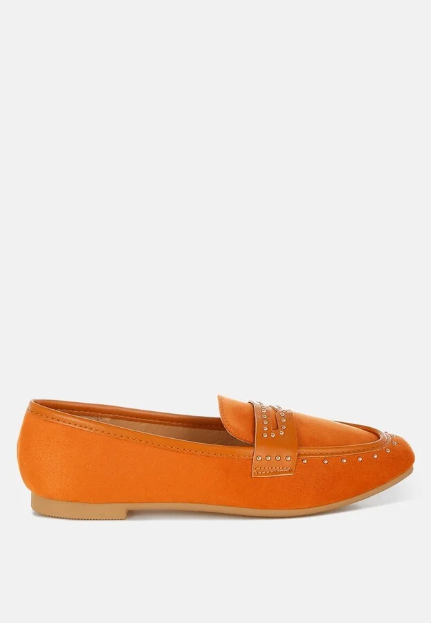 Lumina Penny Strap Studded Loafers - Image 5