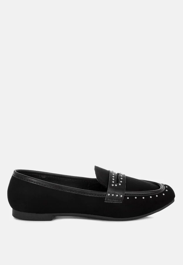 Lumina Penny Strap Studded Loafers - Image 7