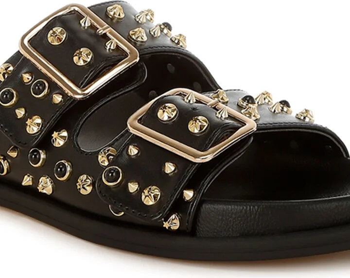 Lumina Studded Slide Sandal - Image 8