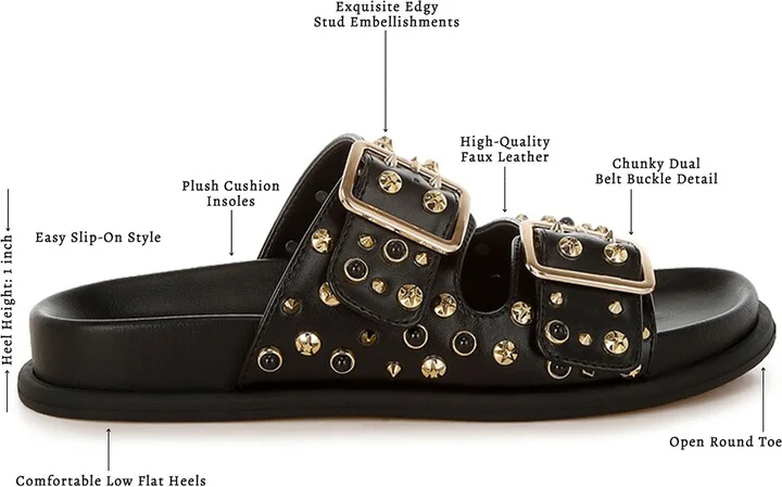 Lumina Studded Slide Sandal - Image 11