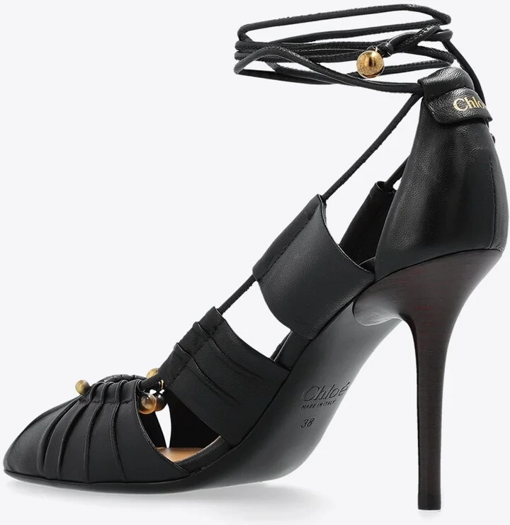 Luna 90 Leather Pumps - Image 2