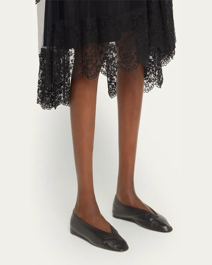 Luna Calfskin Ballerina Flats - Image 2