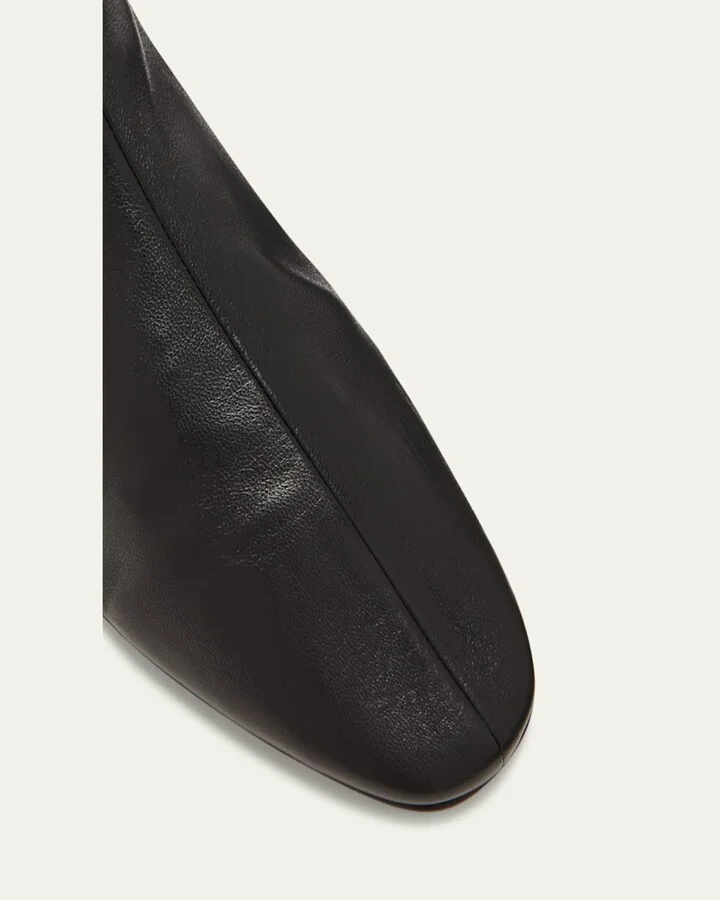 Luna Calfskin Zip Booties - Image 2