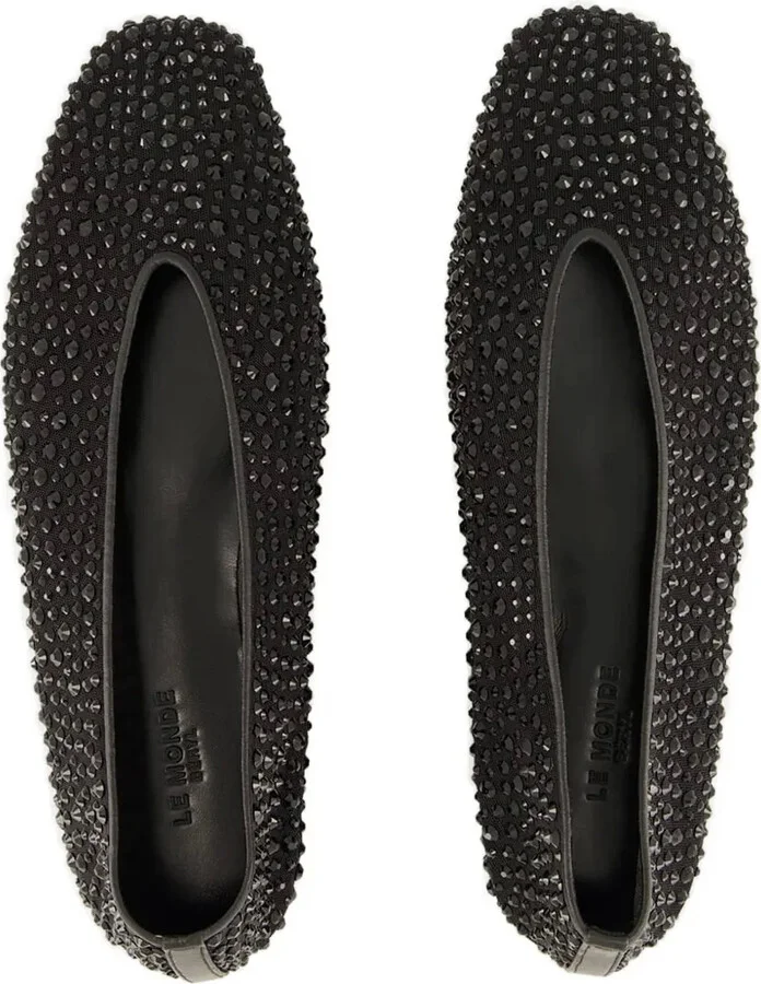 Luna crystal-embellished ballet flats - Image 3