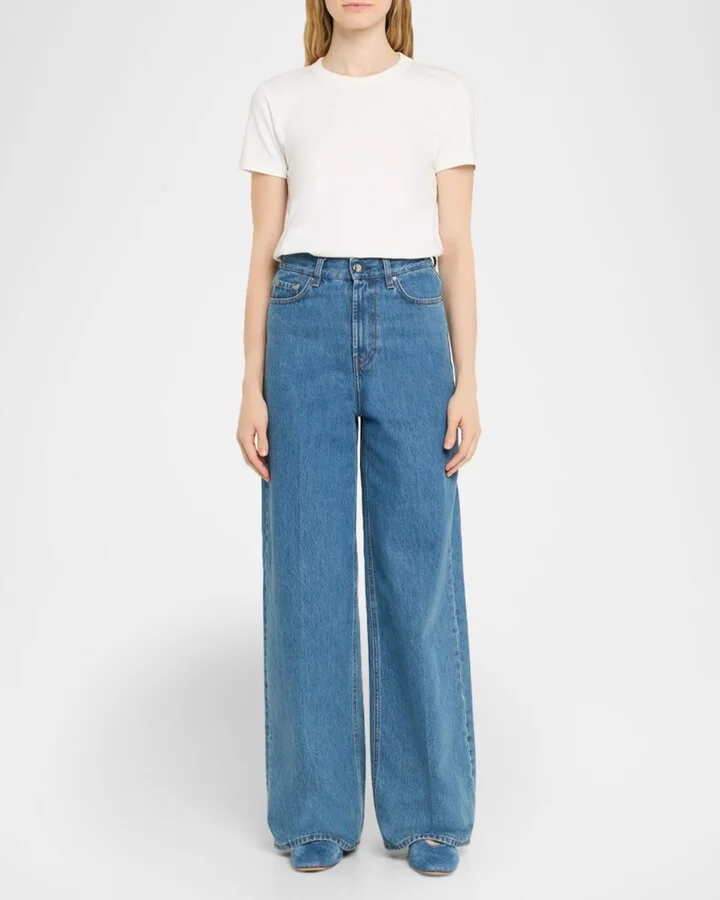 Luna Denim Ballerina Flats - Image 11