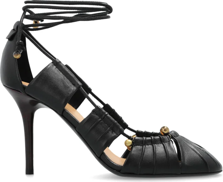Luna High Heels, , - Black