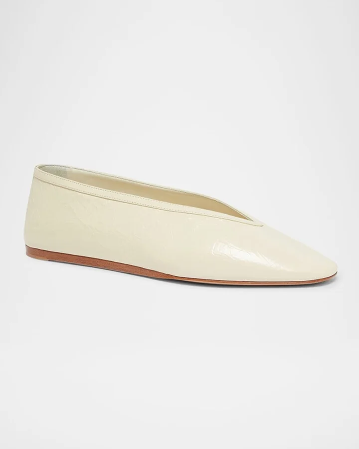 Luna Leather Ballerina Flats - Image 5