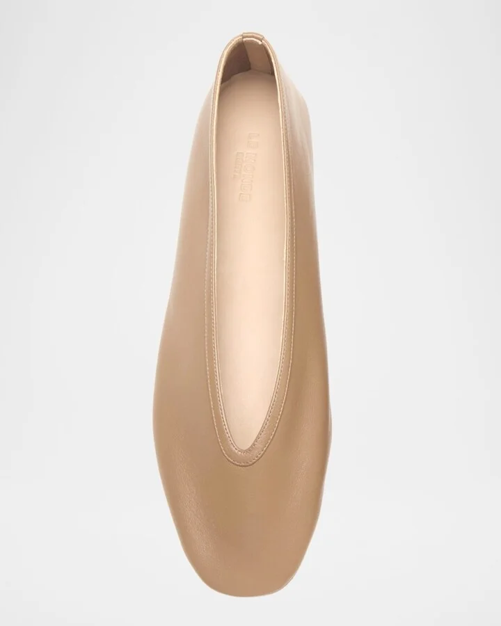 Luna Leather Ballerina Flats - Image 2