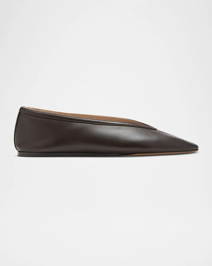 Luna Leather Ballerina Flats