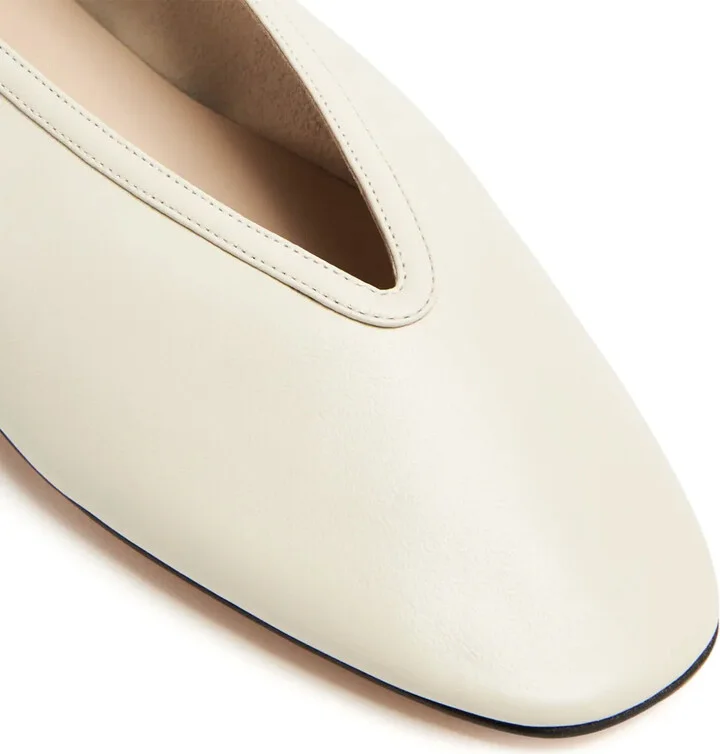 Luna leather ballerina shoes - Image 4
