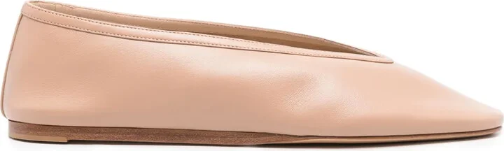 Luna leather ballerina shoes