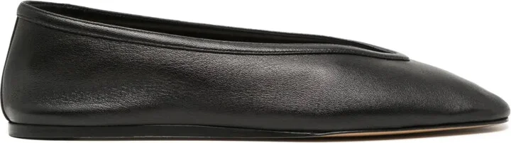 Luna leather ballerina shoes