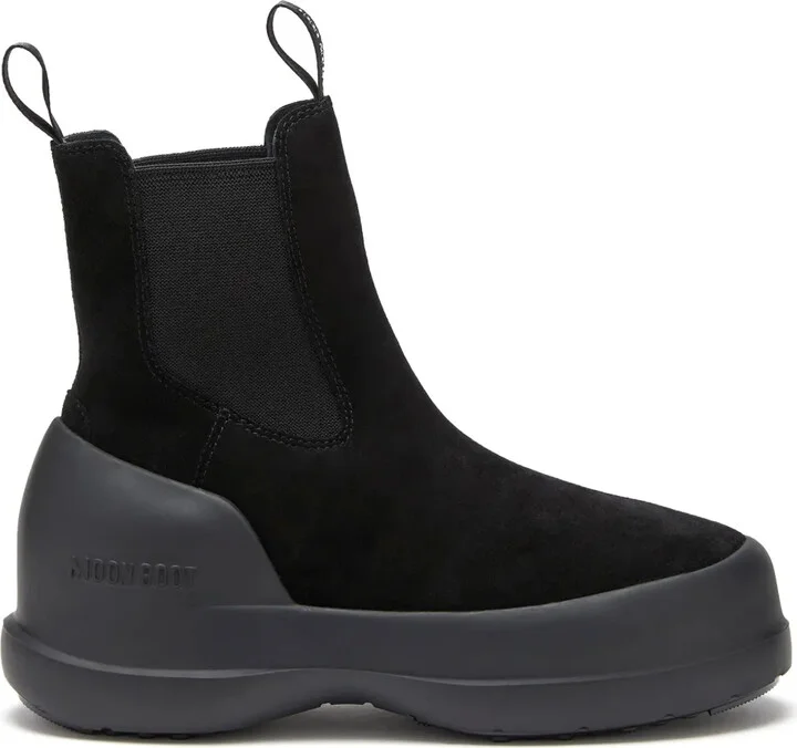 Luna logo-print boots
