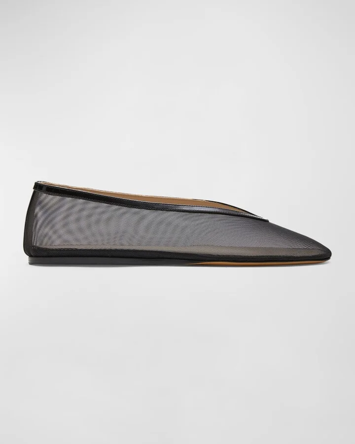 Luna Mesh Ballerina Flats