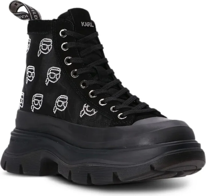 Luna rhinestone mesh boots - Image 2
